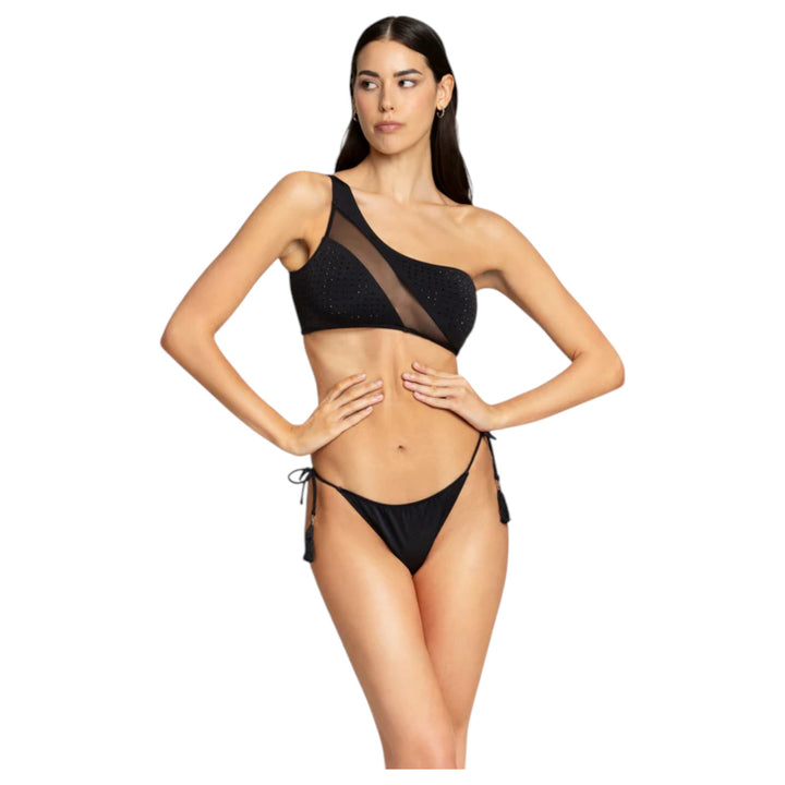 TOP SLIP CON LACETES TRANSPARENCE SHADES