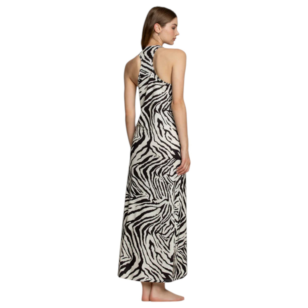 VESTIDO LARGO ZEBRA NIGHT