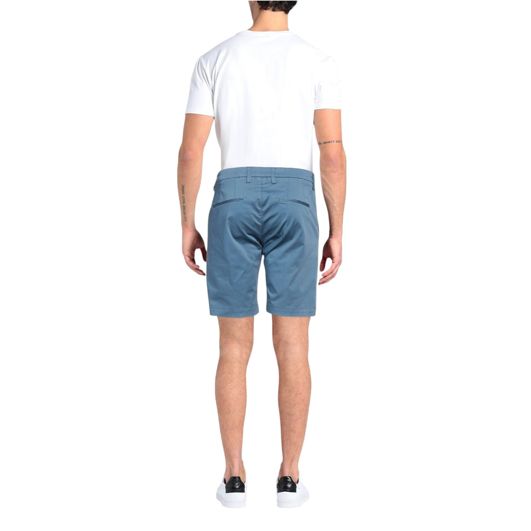 BERMUDAS CON BOLSILLOS AMERICANOS Y CINTURÓN AZUL JEANS