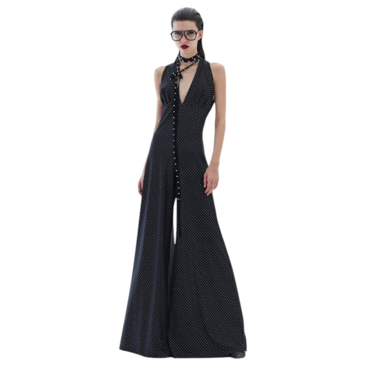 MONO LEILA BLANCO CON PUNTOS