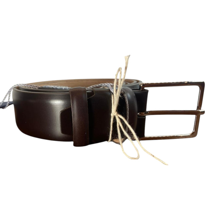 CINTURA DE PIEL VERDADERA CON CABEZA MORO LÁSER