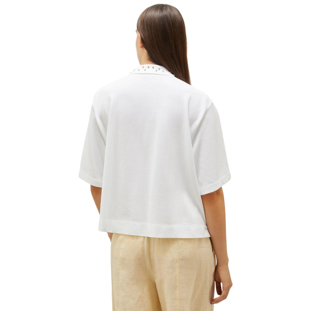 Polo GONZAGA BLANCO ÓPTICO