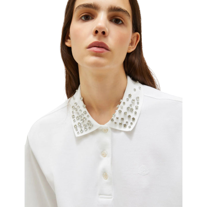 Polo GONZAGA BLANCO ÓPTICO