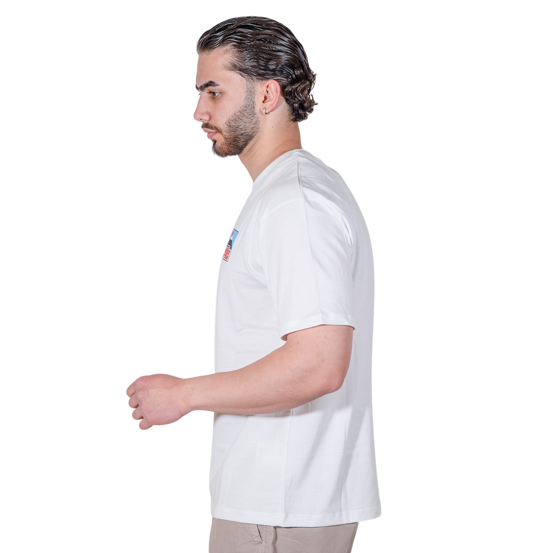 CAMISETA SUNSET ON FUJI SAN BLANCA