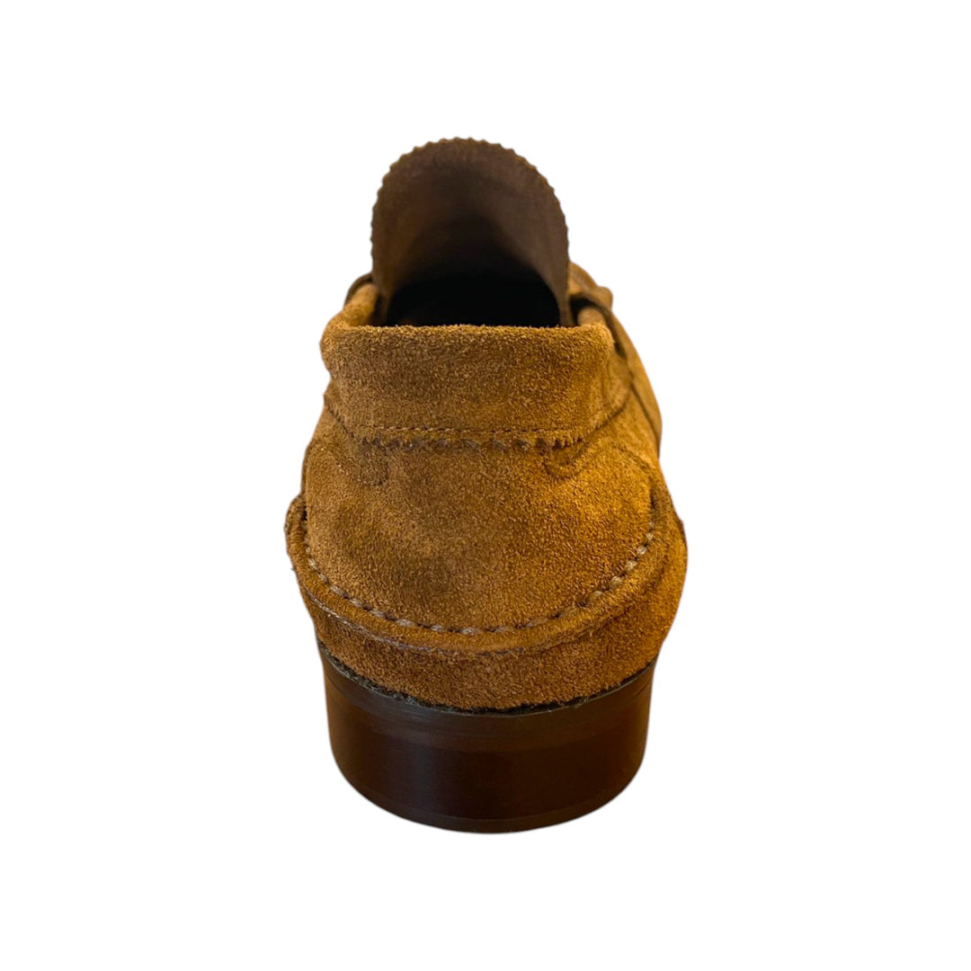 Mocasín de piel de ante y cuero