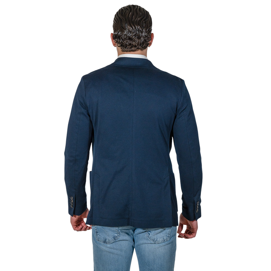 CHAQUETA PIQUET Azul