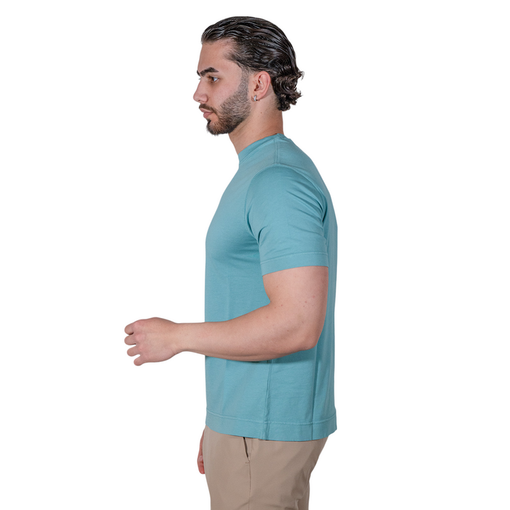 CAMISETA DE JERSEY AZUL CIELO