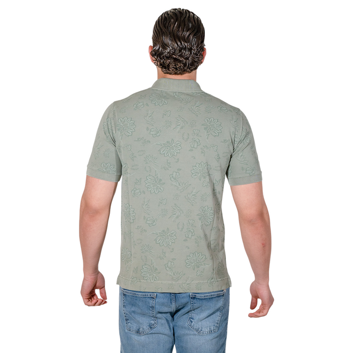 POLO PIQUET FLOR Verde