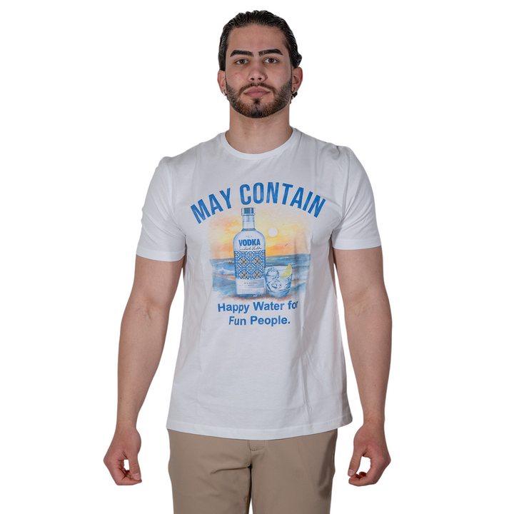 CAMISETA ESTAMPADA VODKA BLANCA