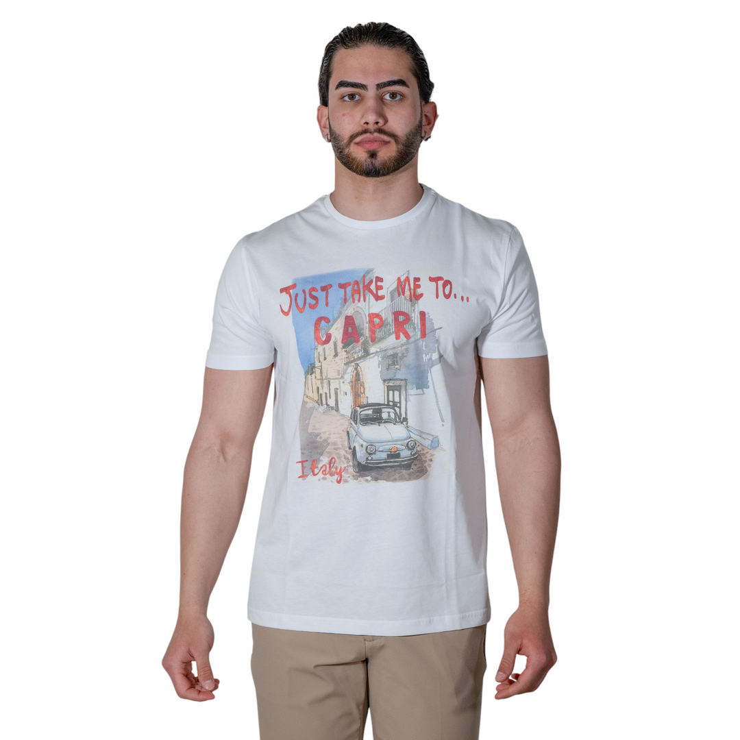CAMISETA ESTAMPADA CAPRI BLANCA