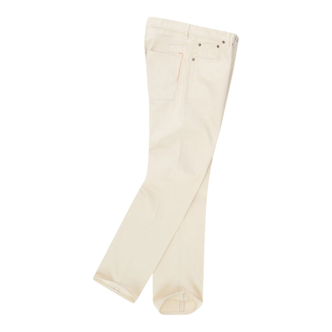 965 John Japan Denim Selvedge 5 Bolsillos Regular Fit Ecrù - L33''