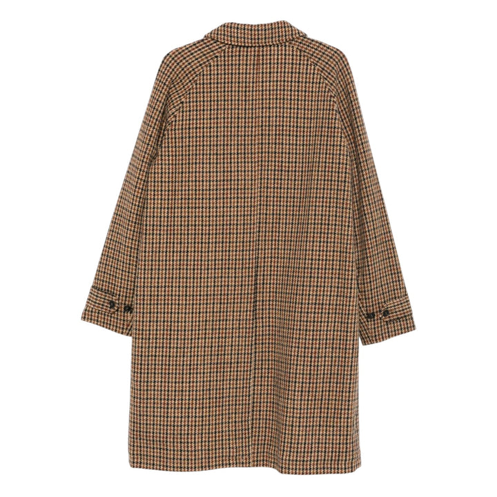 ABRIGO PIED DE PUOLE BEIGE-MARRÓN-AZUL