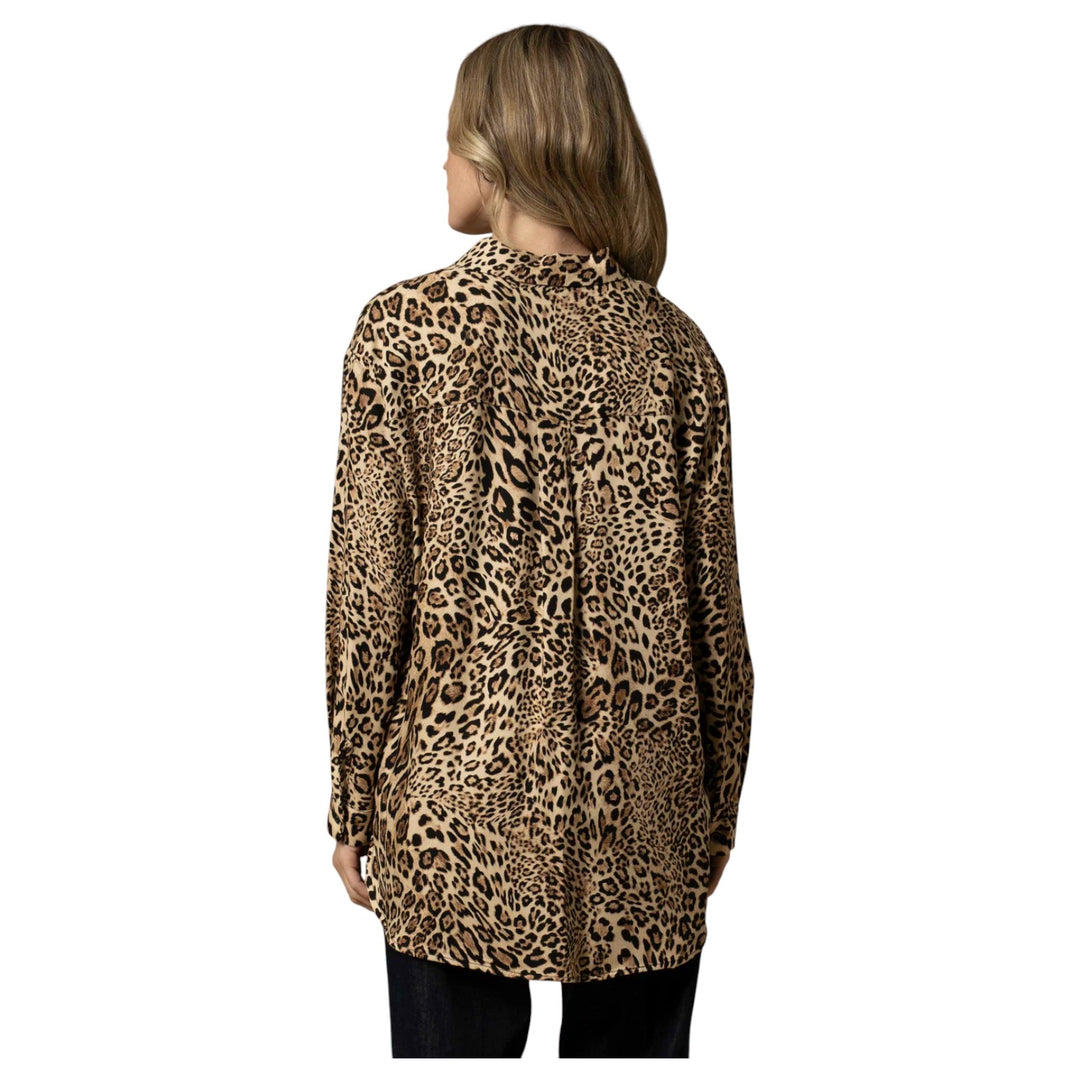 CAMISA ALLYN CON ESTAMPADO DE MANCHAS