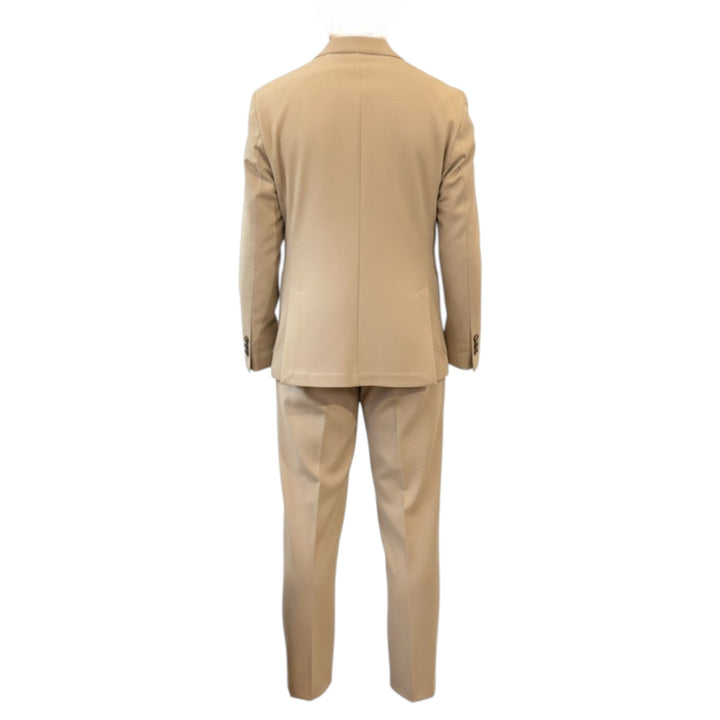 Traje Nido de Abeja Comfort Fit Beige