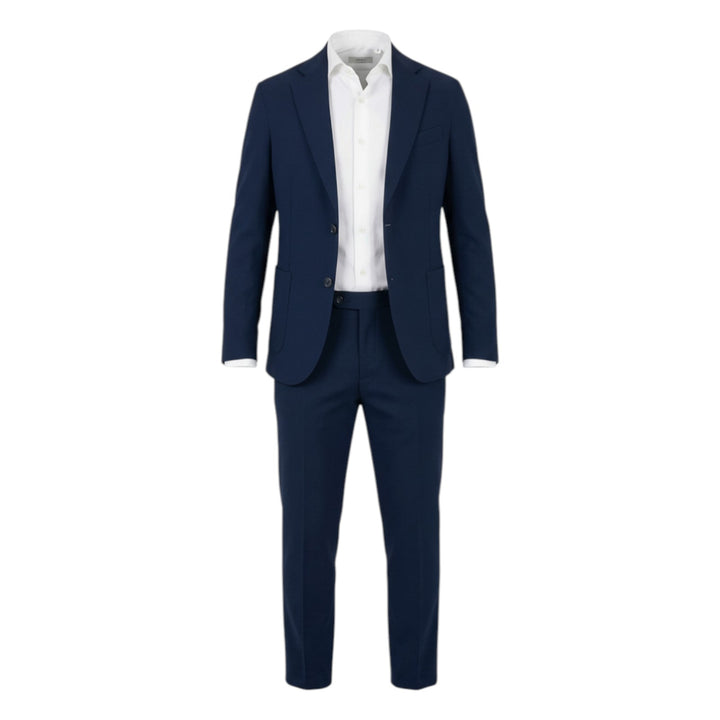 Traje Nido de Abeja Comfort Fit Azul