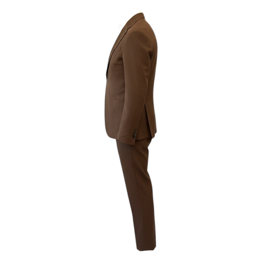 Traje Nido de Abeja Comfort Fit Marrón