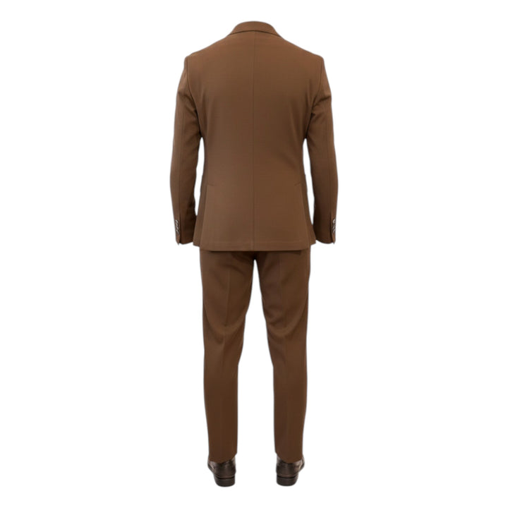 Traje Nido de Abeja Comfort Fit Marrón