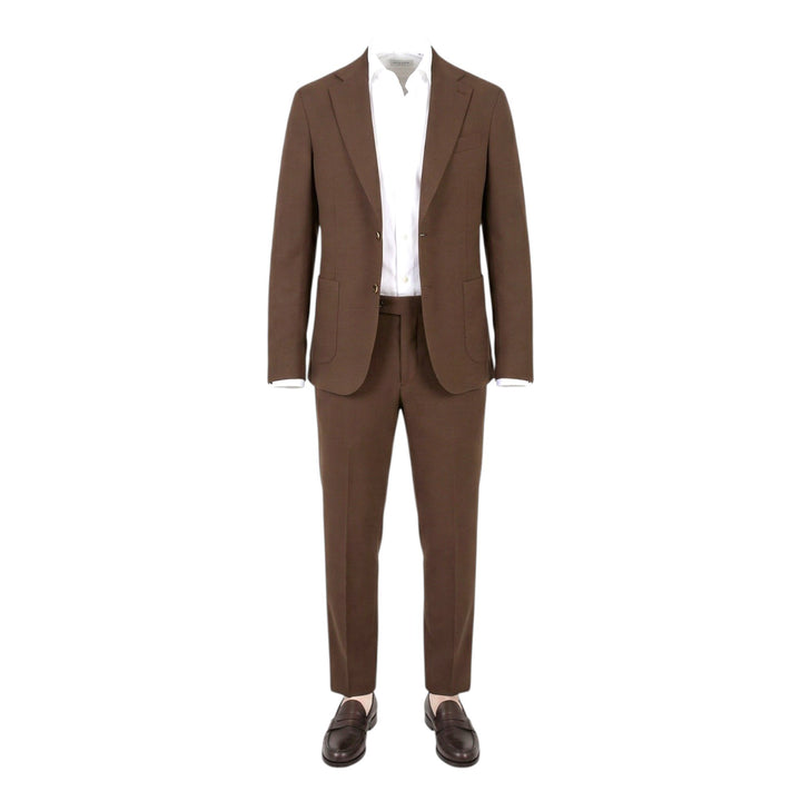 Traje Nido de Abeja Comfort Fit Marrón