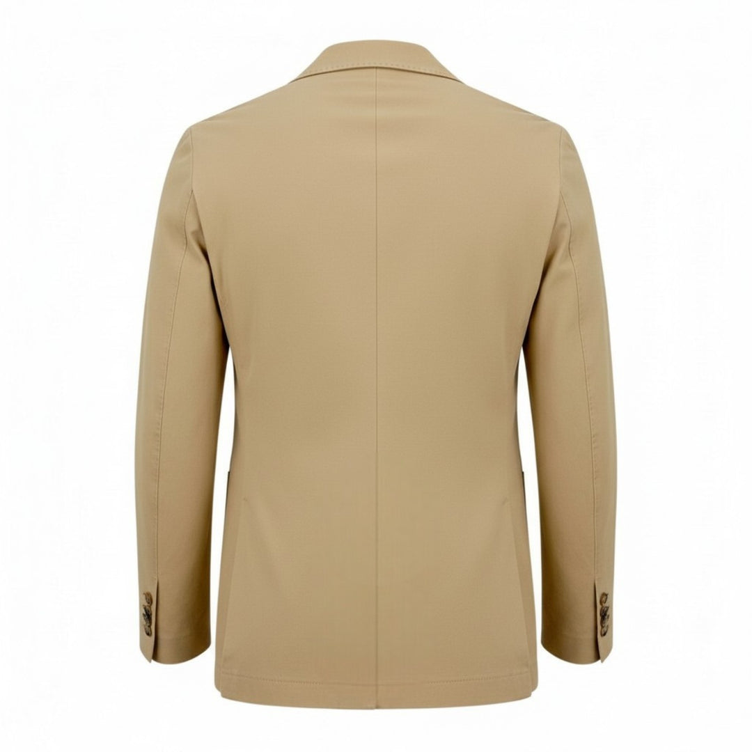 Blazer Premium Piqué en Algodón Beige