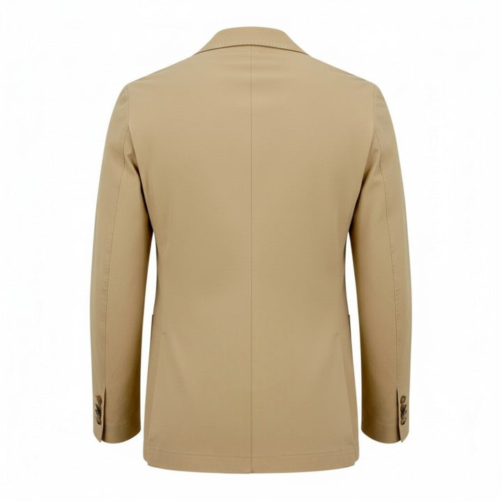 Blazer Premium Piqué en Algodón Beige