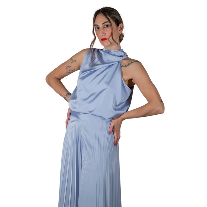 TOP ASIMÉTRICO AZUL AVIACIÓN