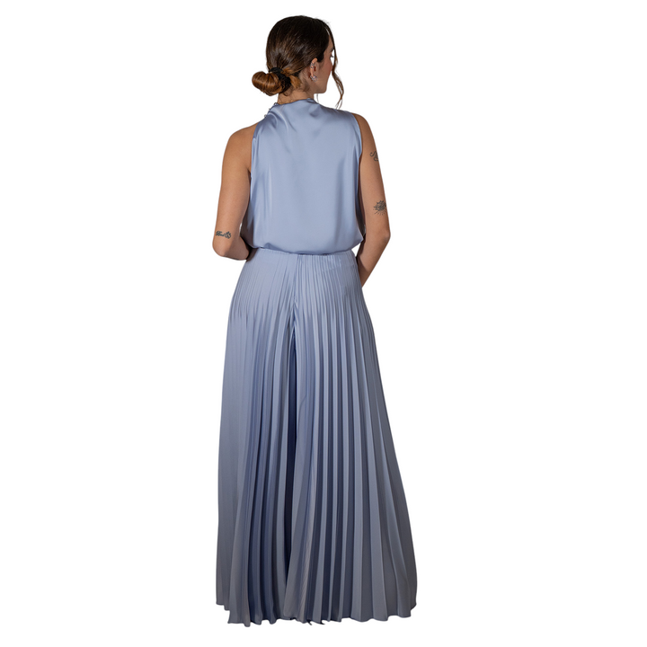 PANTALÓN PLISSE' AZUL AVIACIÓN