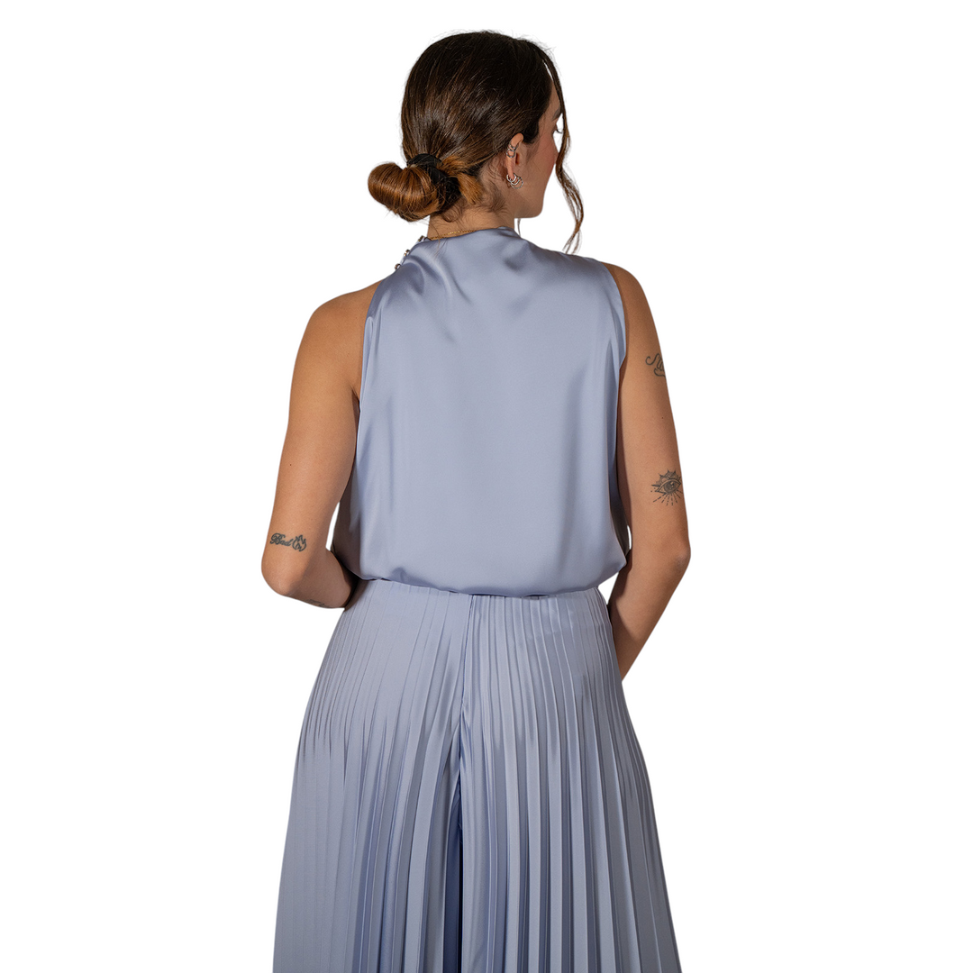 TOP ASIMÉTRICO AZUL AVIACIÓN