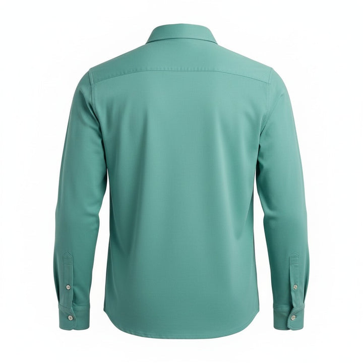Camisa Manga Larga Hartford Jersey Turquesa
