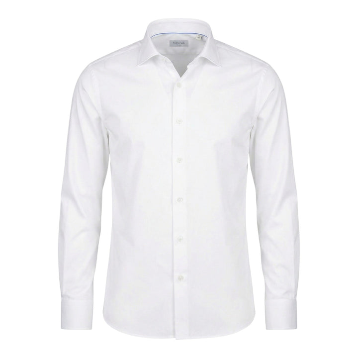 Camisa Manga Larga Slim Fit Sin Plancha Blanco