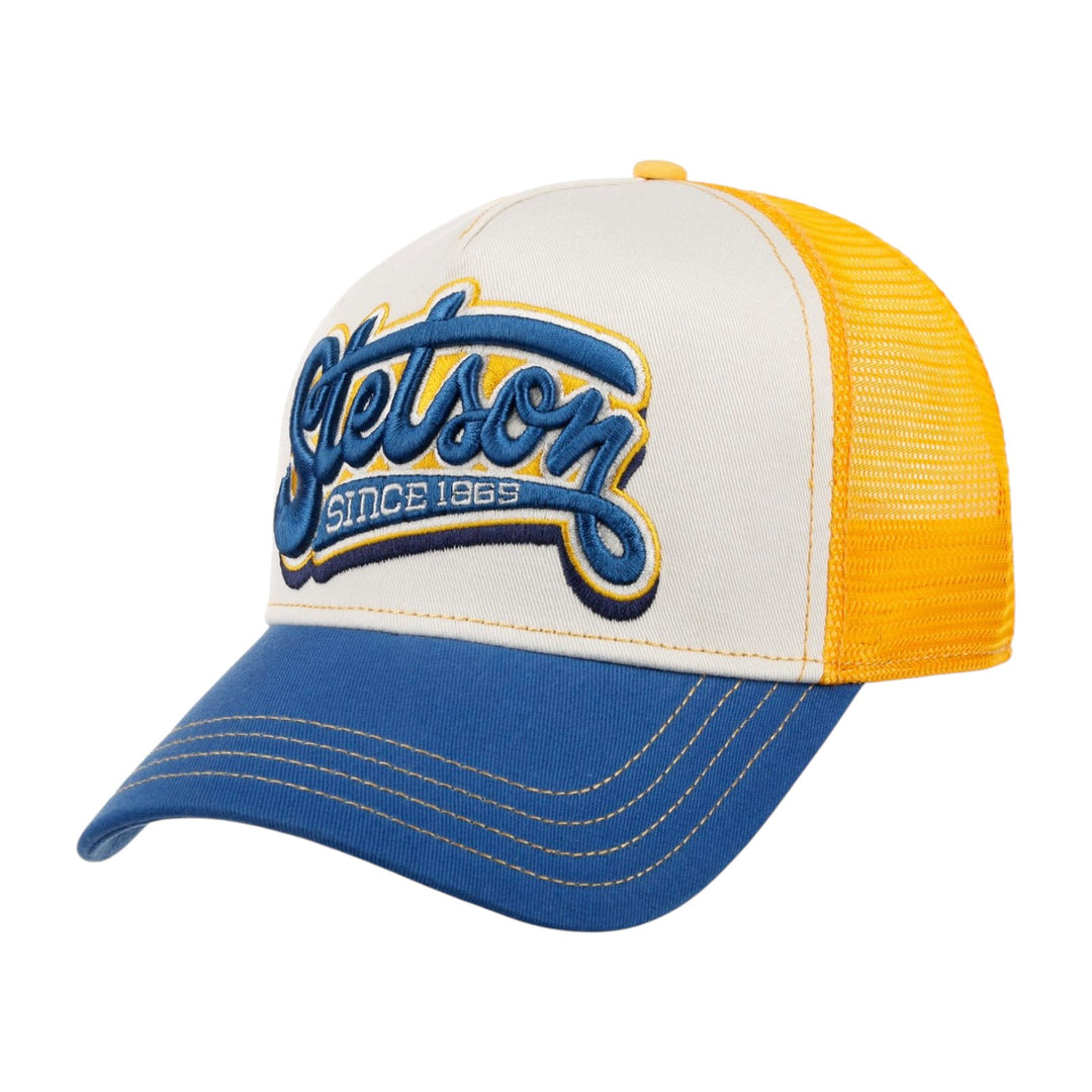 GORRA DE CAMIONERO CON LETRAS MULTICOLORES