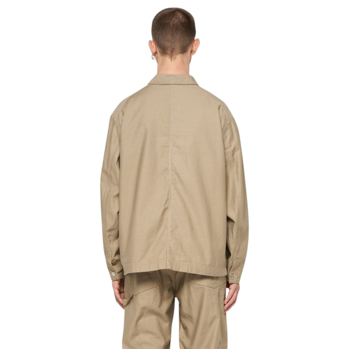 Coverall Japan Military Cloth Back Satin Algodón Beige