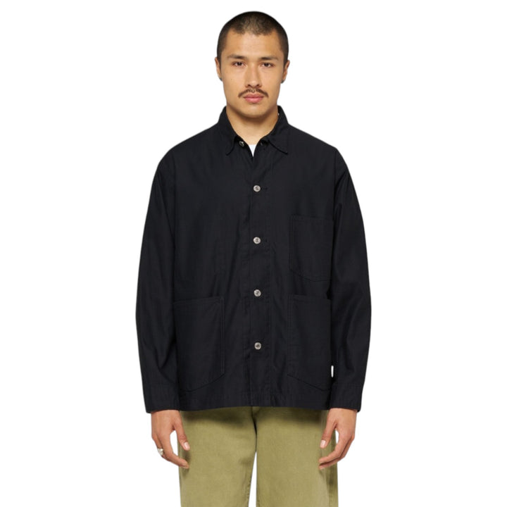 Coverall Japan Military Cloth Back Satin Algodón Black