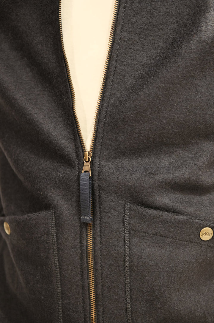 CHALECO DE LANA VEST WOLF AZUL