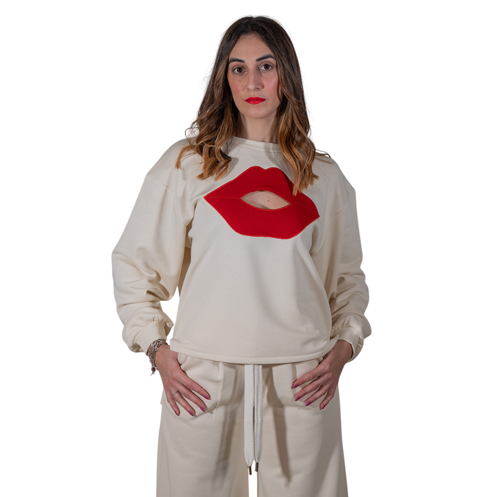 SUDADERA CON BORDADO