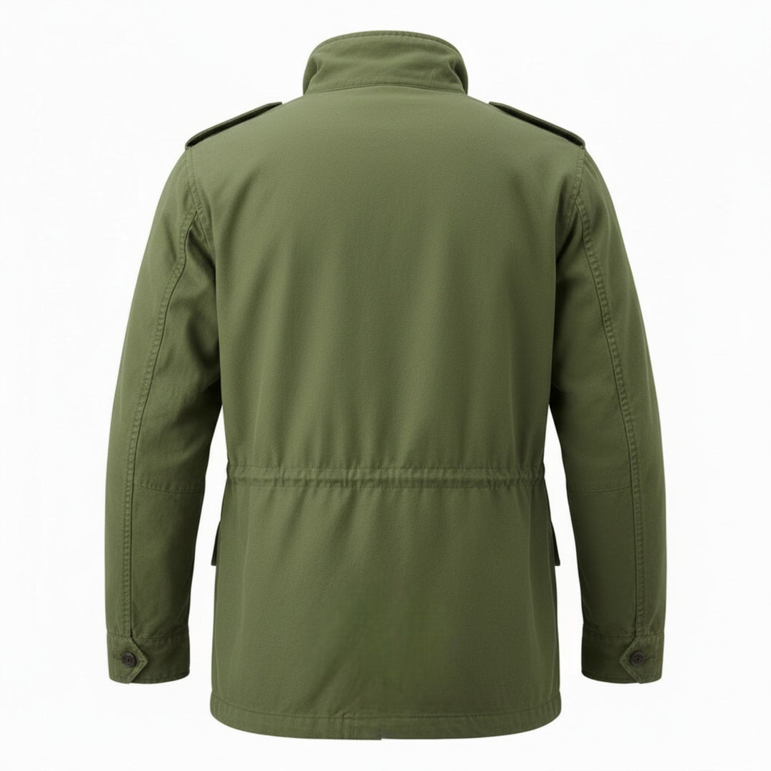 Field Jacket Manga Larga Travis Gabardina Verde