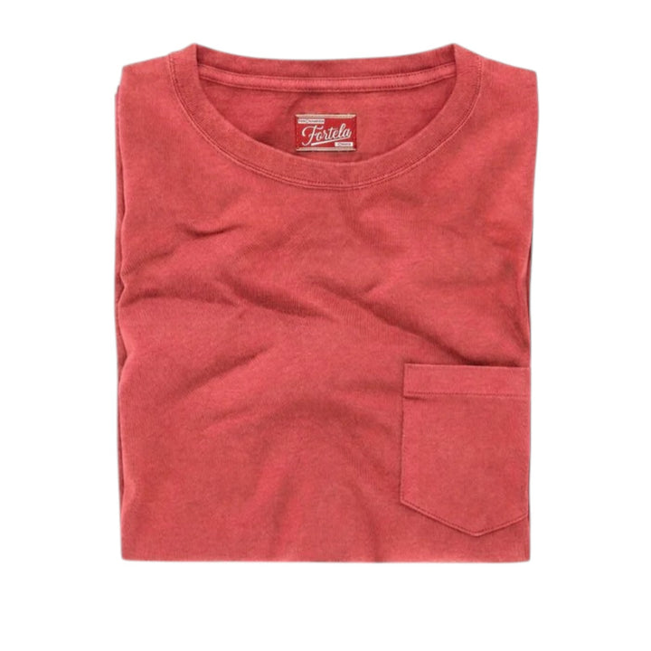 Teepocket  T-Shirt con bolsillo en algodón Lobster Corallo