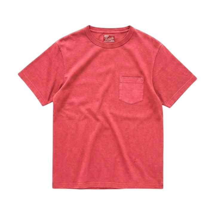 Teepocket  T-Shirt con bolsillo en algodón Lobster Corallo