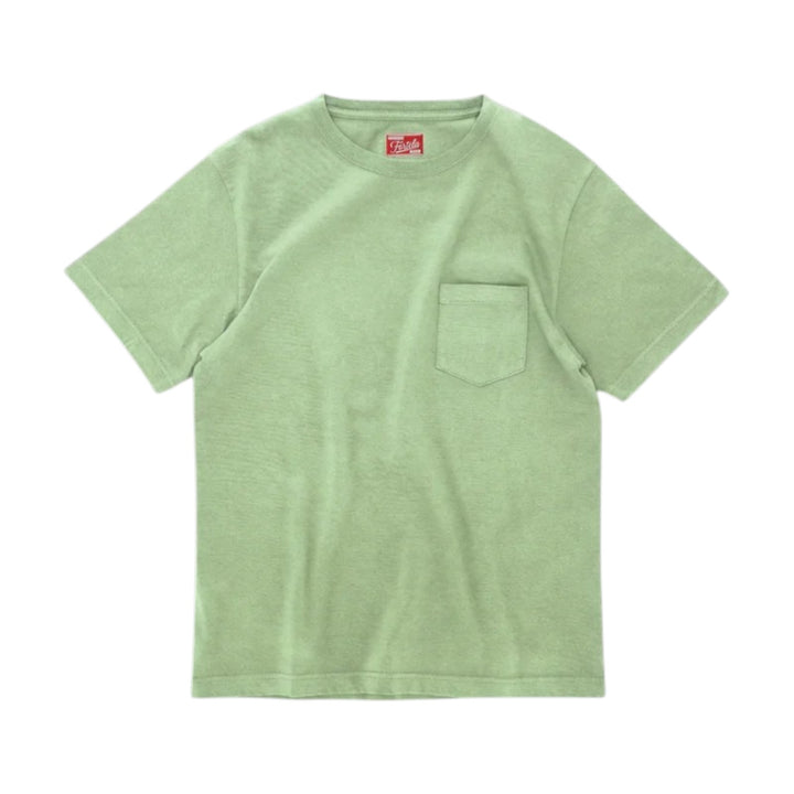 Teepocket T-Shirt con bolsillo de algodón Lobster Sage Verde