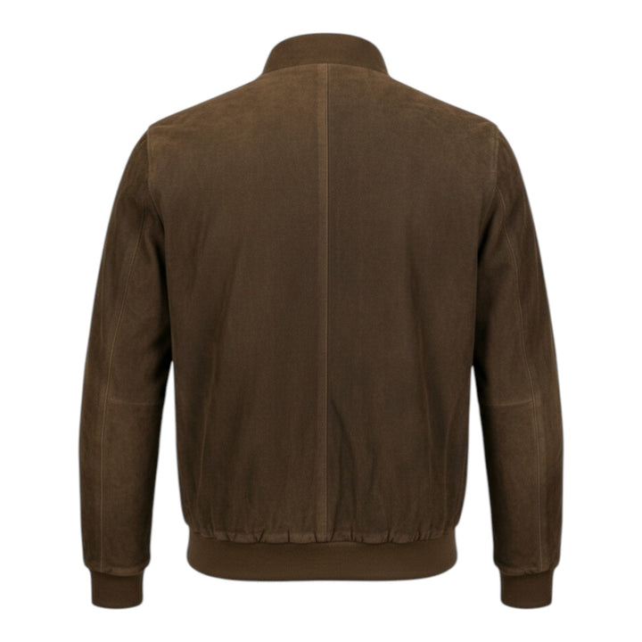 Chaqueta Modelo Valstar de Piel de Ante Tabaco