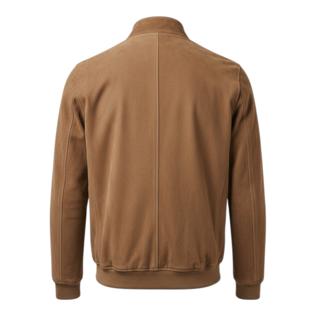 Chaqueta Modelo Valstar de Piel de Ante Perforada Arena