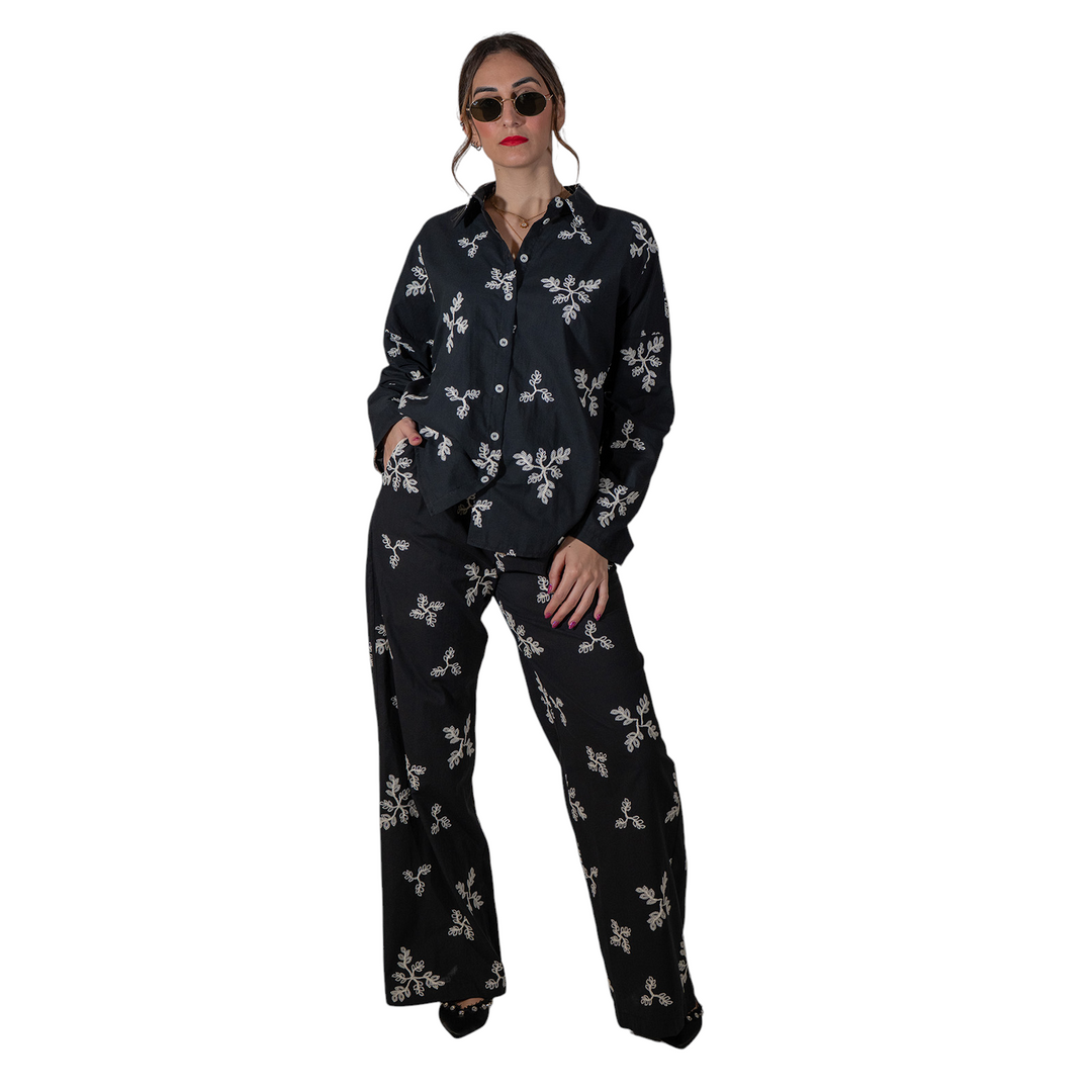 CAMISA HAJAR FANT. NEGRA