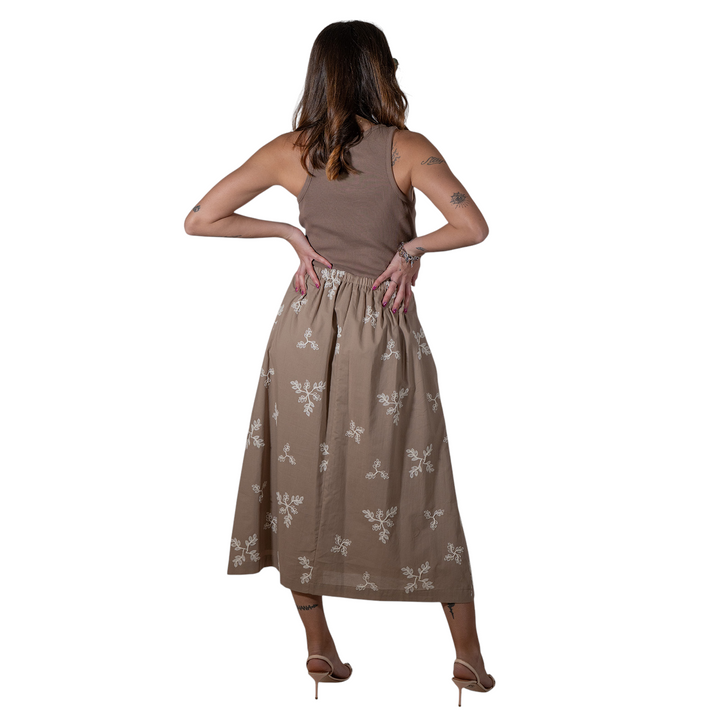 VESTIDO HAILEY FANT. NATURAL/CREMA