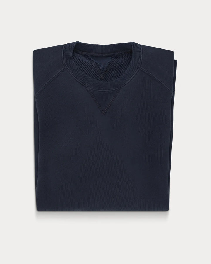 HARVARD SUDADERA CUELLO REDONDO EN JERSEY FELPADO CORTE RAGLAN BLUE