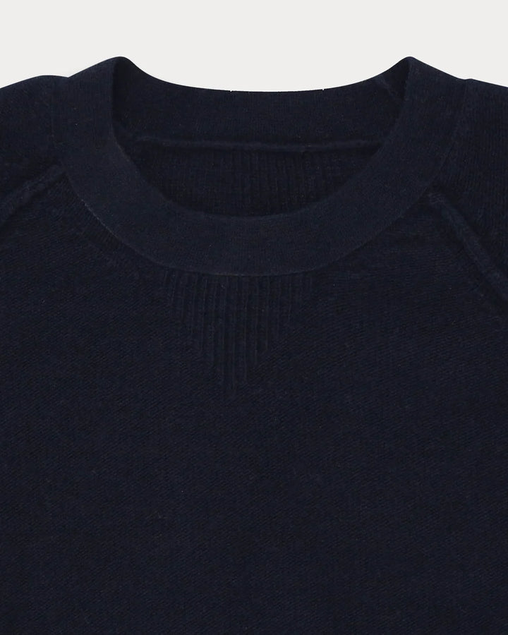 HARVARD JERSEY CUELLO REDONDO LANA MANGAS RAGLAN NAVY