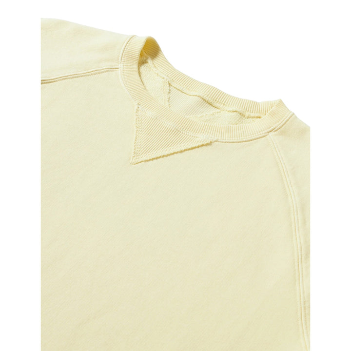 Harvard Sudadera de Cuello Redondo en Jersey Perchado con Corte Raglan Canary