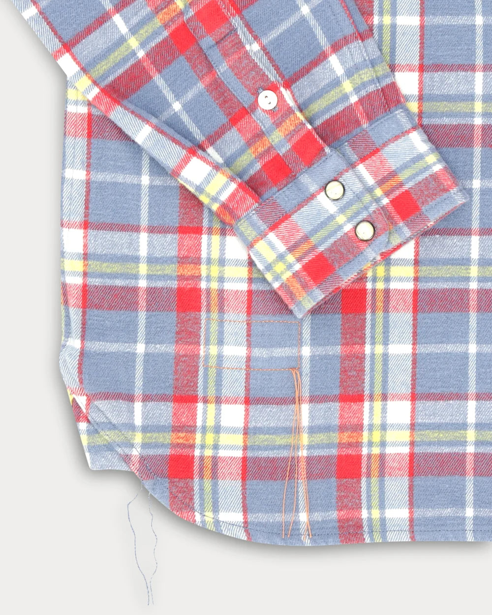 JOSH CAMISA TEJANA ALGODÓN A CUADROS RED/GREY
