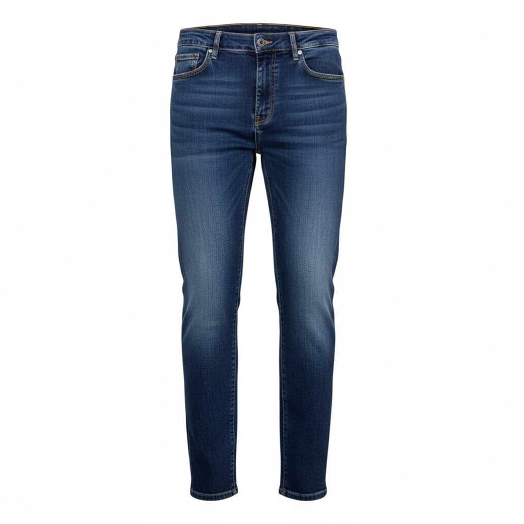 VAQUEROS AZUL OSCURO 5 BOLSILLOS CORTOS