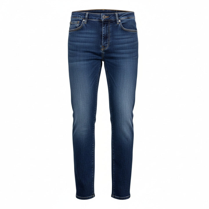 VAQUEROS AZUL OSCURO 5 BOLSILLOS CORTOS