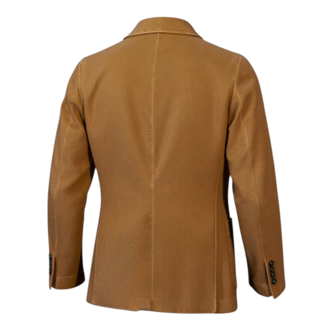 BLAZER DE LANA TEÑIDA EN MARRÓN