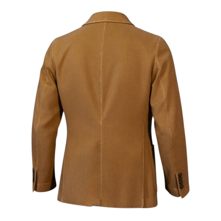 BLAZER DE LANA TEÑIDA EN MARRÓN